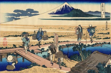 Japanese Painting - nakahara in the sagami province Katsushika Hokusai Japanese